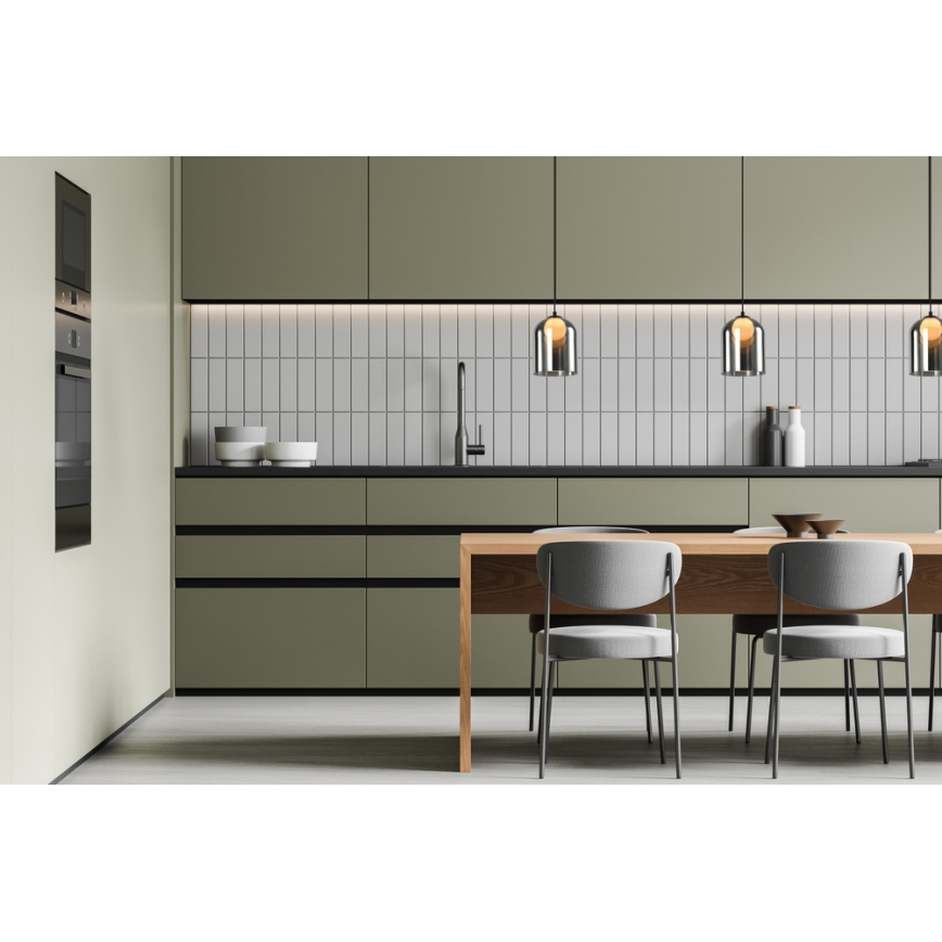 Hängeleuchte mit Kabel KLEA 1xG9/15W/230V rauchschwarz