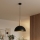Hängeleuchte mit Kabel NAUTICA 1xGX53/12W/230V schwarz