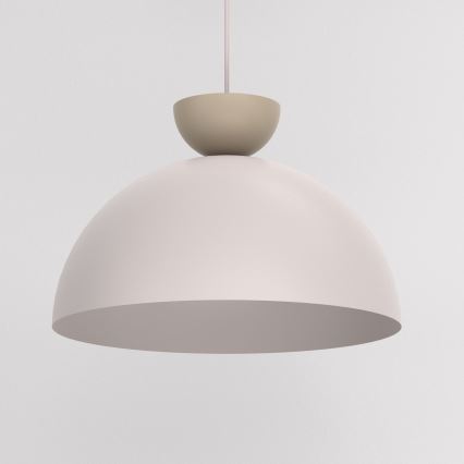 Hängeleuchte mit Kabel NEVIS 1xE27/15W/230V Ø 38 cm cremefarben