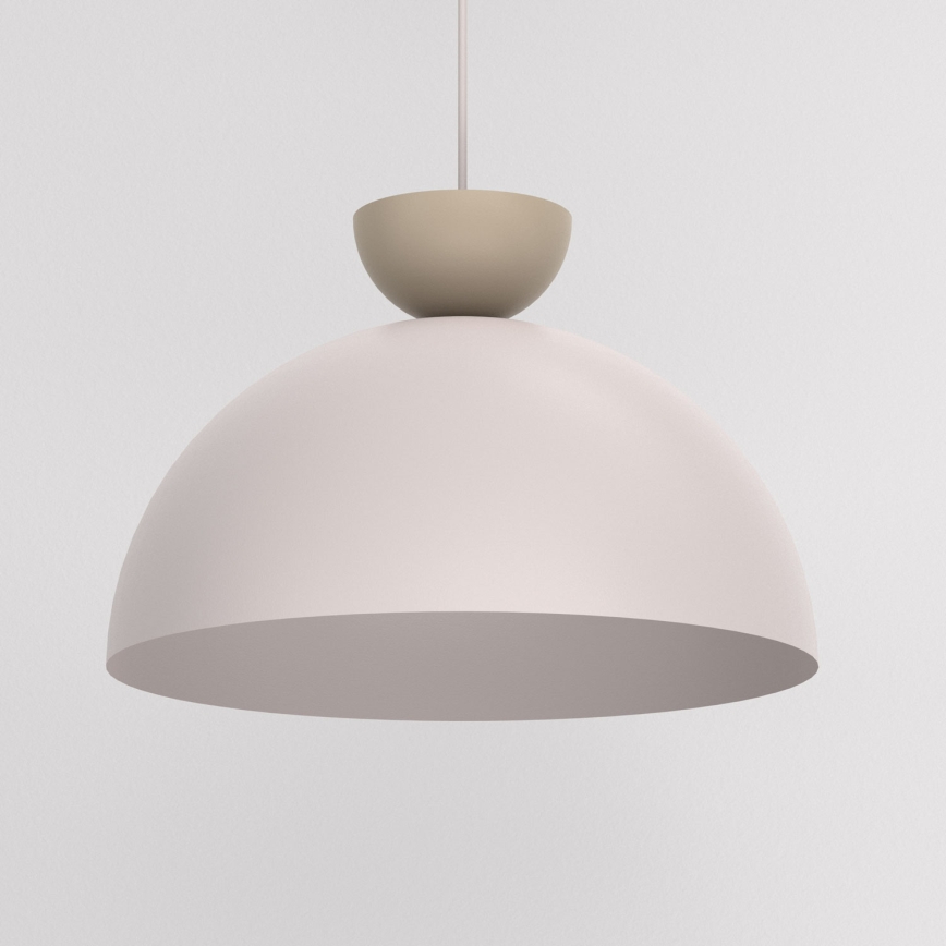 Hängeleuchte mit Kabel NEVIS 1xE27/15W/230V Ø 38 cm cremefarben