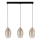 Hängeleuchte mit Kabel SEBO 3xE27/15W/230V schwarz/rauchiges Beige