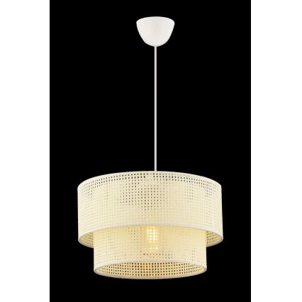 Hängeleuchte mit Kabelaufhängung ECHO, 1xE27/60W/230V, cremefarben