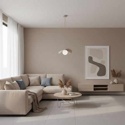 Hängeleuchte mit Kabelaufhängung RITUAL 1xG9/8W/230V Beige