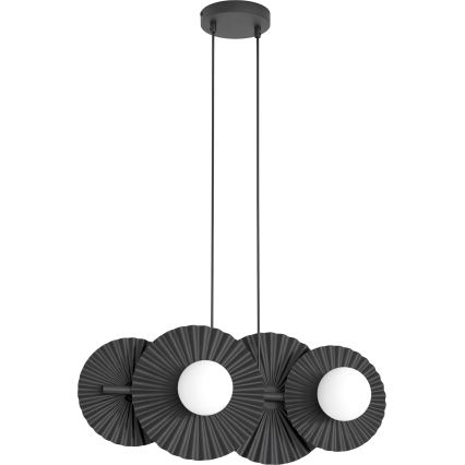 Hängeleuchte mit Kabelaufhängung UMBRA 4xG9/8W/230V schwarz