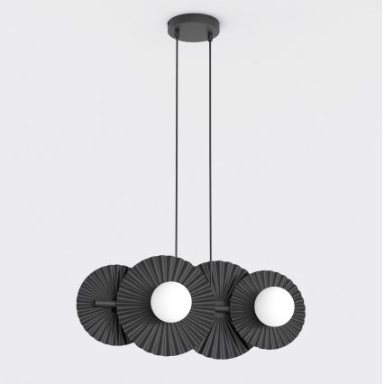 Hängeleuchte mit Kabelaufhängung UMBRA 4xG9/8W/230V schwarz