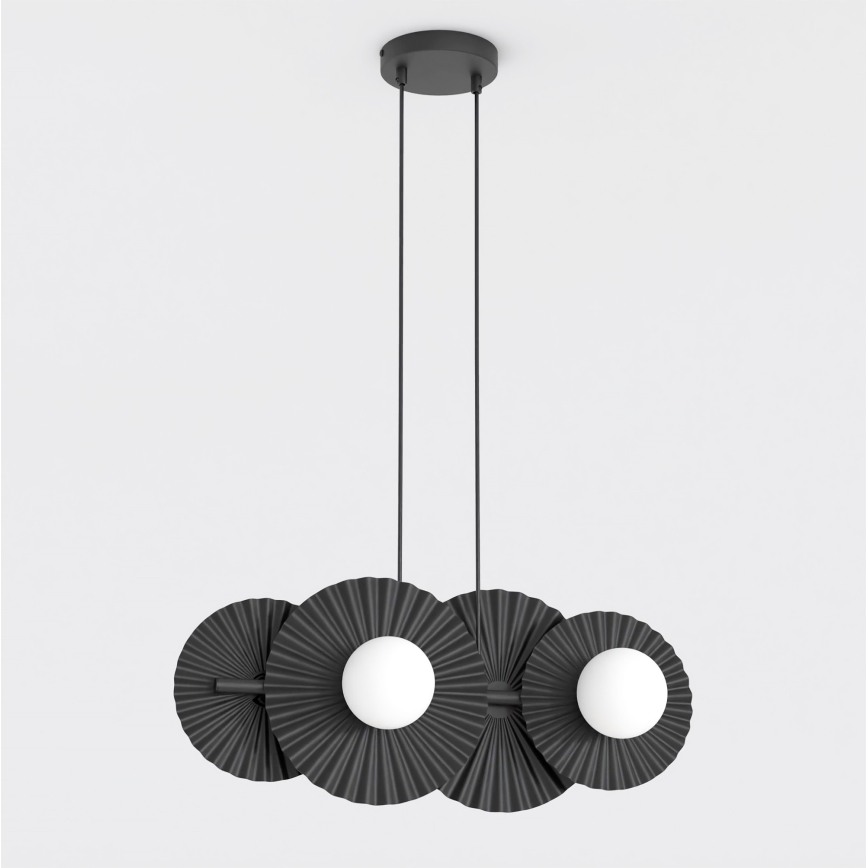 Hängeleuchte mit Kabelaufhängung UMBRA 4xG9/8W/230V schwarz