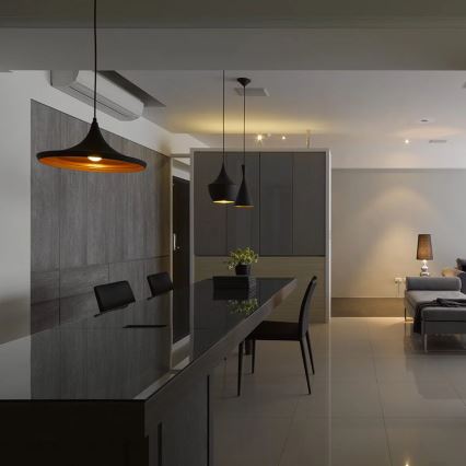 Hängeleuchte MODERN E27/60W schwarz