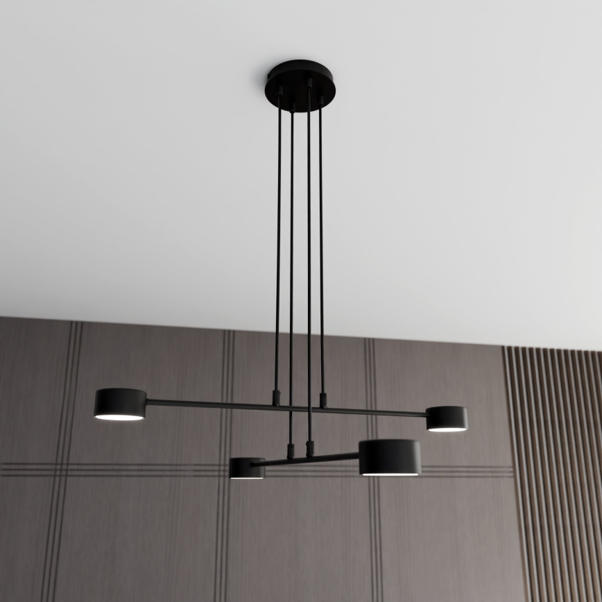 Hängeleuchte MODUS 4xGX53/12W/230V schwarz
