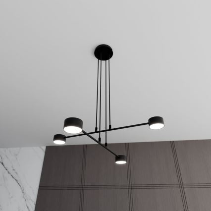 Hängeleuchte MODUS 4xGX53/12W/230V schwarz