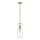 Hängeleuchte MOLLY 1xE14/40W/230V d 12 cm golden/grün/rosa
