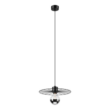 Hängeleuchte MONTANA 1xE27/15W/230V d 30 cm schwarz
