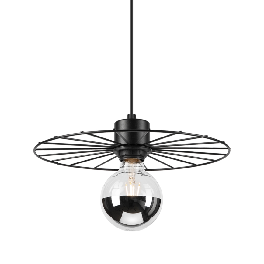 Hängeleuchte MONTANA 1xE27/15W/230V d 30 cm schwarz