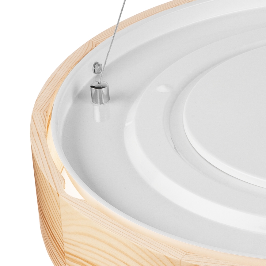 Hängeleuchte NATURAL 3xE27/60W/230V ø 47 cm Kiefer