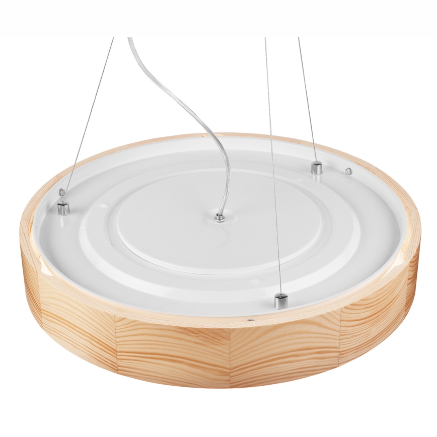 Hängeleuchte NATURAL 3xE27/60W/230V ø 47 cm Kiefer