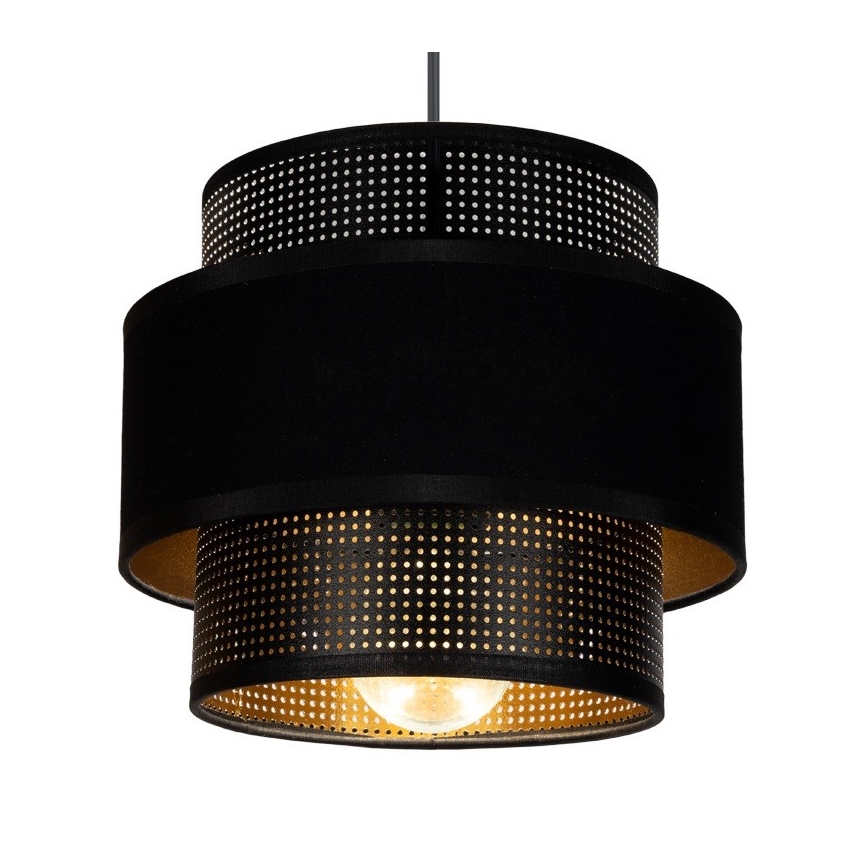 Hängeleuchte NESS 2xE27/60W/230V Durchschn. 30 cm schwarz