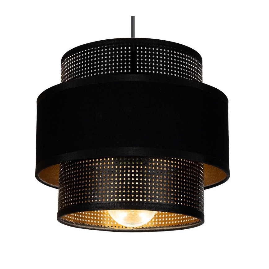 Hängeleuchte NESS 2xE27/60W/230V schwarz