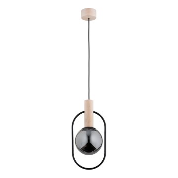 Hängeleuchte NIKI 1xE14/10W/230V schwarz/beige