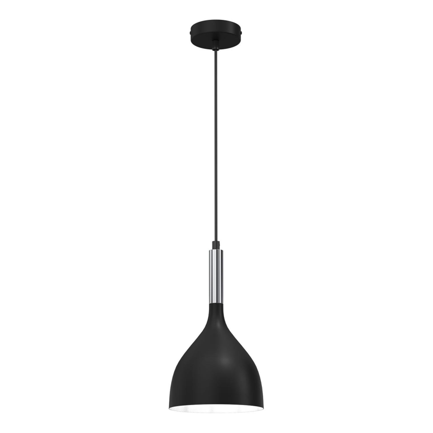 Hängeleuchte NOAK 1xE27/15W/230V schwarz/glänzendes Chrom