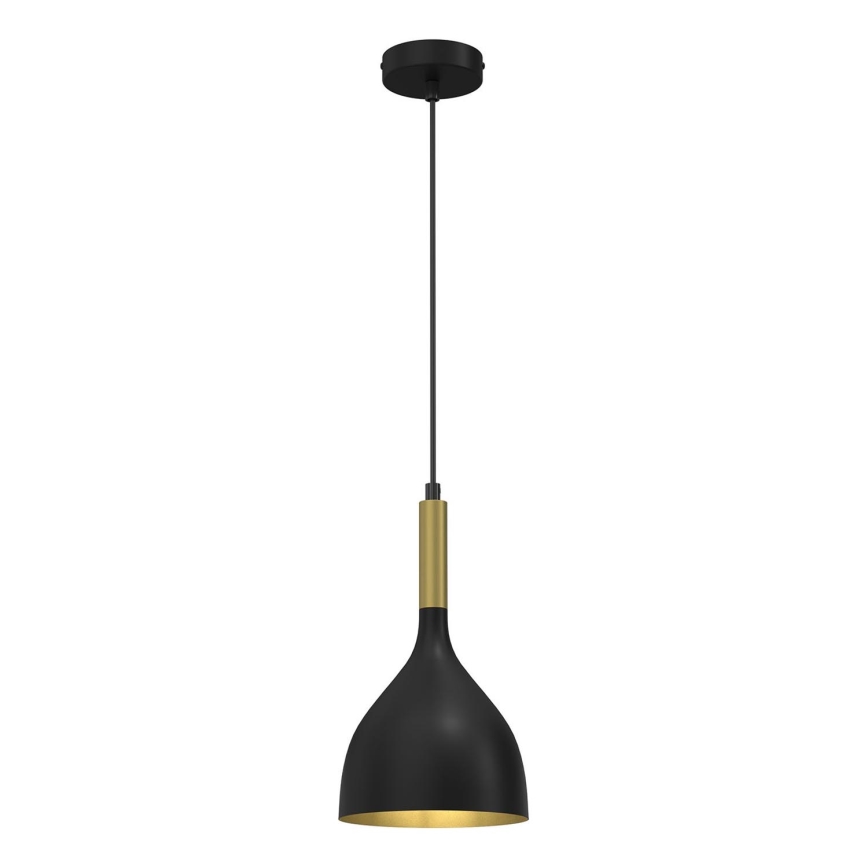 Hängeleuchte NOAK 1xE27/15W/230V schwarz/golden