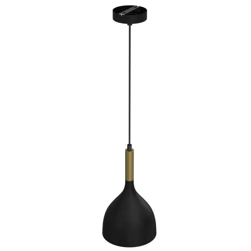 Hängeleuchte NOAK 1xE27/15W/230V schwarz/golden