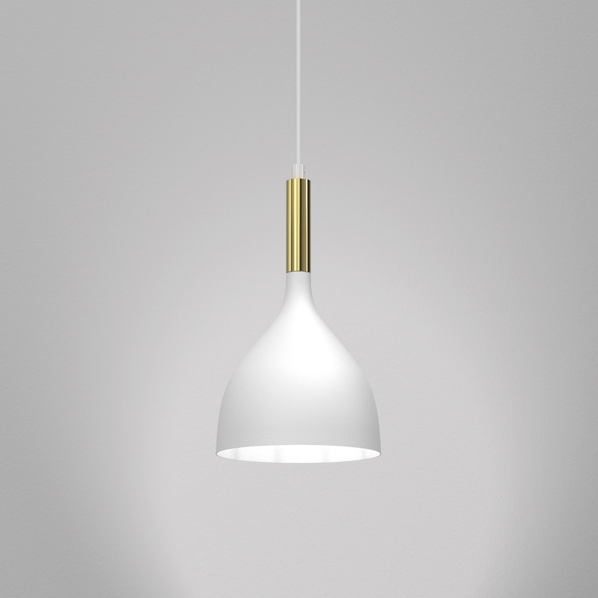 Hängeleuchte NOAK 1xE27/15W/230V weiß/golden