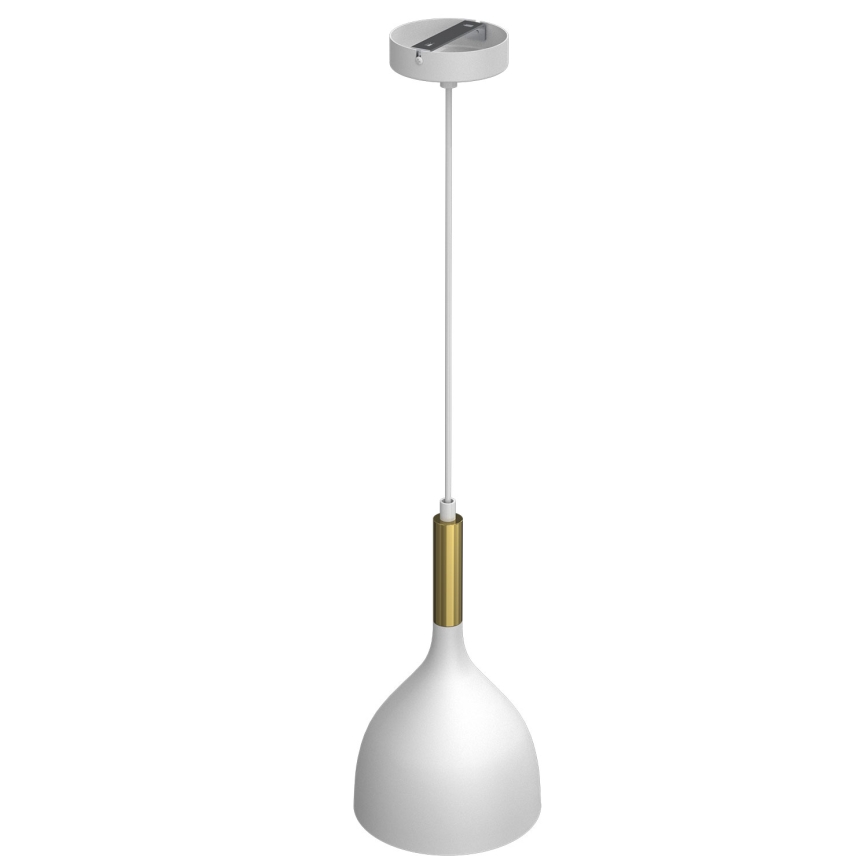 Hängeleuchte NOAK 1xE27/15W/230V weiß/golden