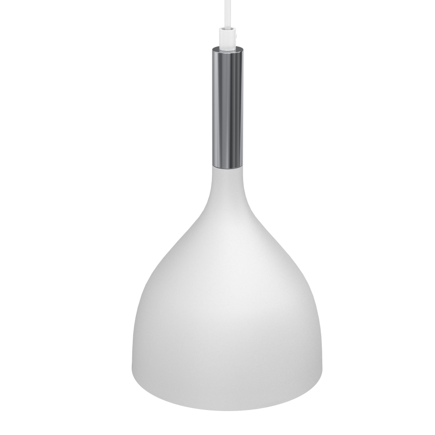 Hängeleuchte NOAK 2xE27/15W/230V weiß/glänzendes Chrom