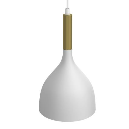 Hängeleuchte NOAK 2xE27/15W/230V weiß/golden