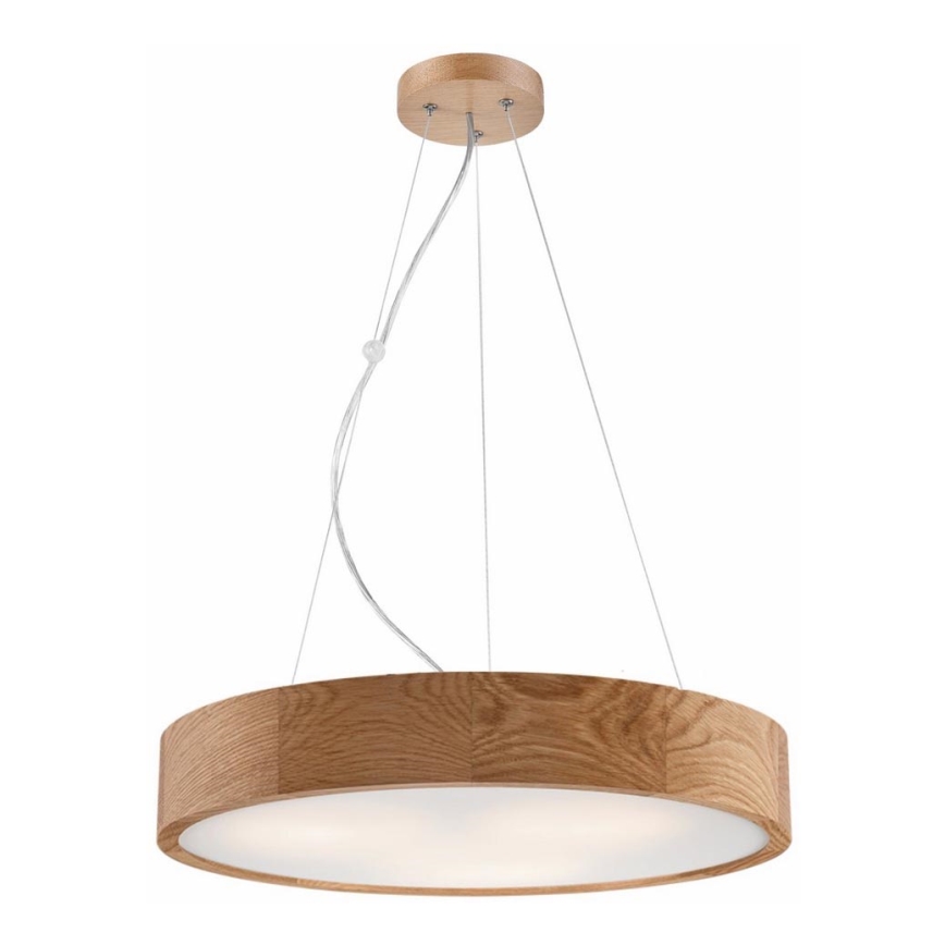 Hängeleuchte OAK 3xE27/60W/230V Eiche ø 47,5 cm