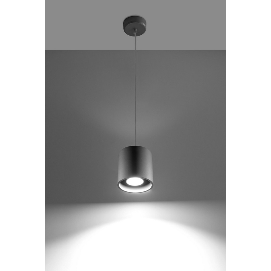 Hängeleuchte ORBIS 1 1xGU10/40W/230V grau