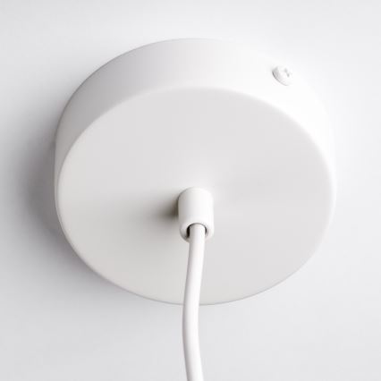 Hängeleuchte OVELLA 1xE27/15W/230V Ø 34 cm cremefarben