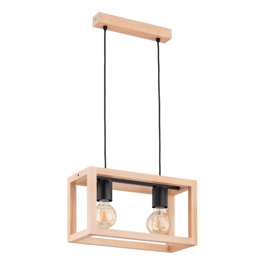 Hängeleuchte PAKO 2xE27/15W/230V beige