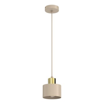 Hängeleuchte PARKLA an Kabel 1xE27/15W/230V beige/gold