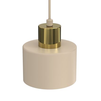 Hängeleuchte PARKLA an Kabel 1xE27/15W/230V beige/gold