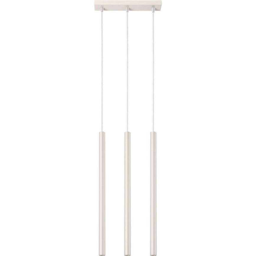 Hängeleuchte PASTELO 3xG9/8W/230V cremefarben