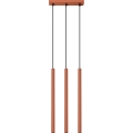Hängeleuchte PASTELO 3xG9/8W/230V rot