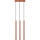Hängeleuchte PASTELO 3xG9/8W/230V rot