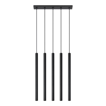 Hängeleuchte PASTELO 5 5xG9/12W/230V schwarz