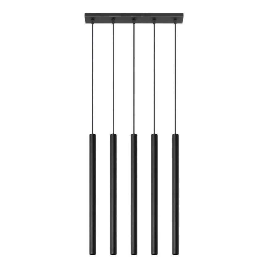 Hängeleuchte PASTELO 5 5xG9/12W/230V schwarz