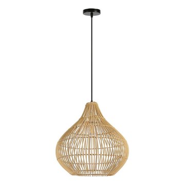 Hängeleuchte PELO 1xE27/40W/230V d 40 cm Rattan
