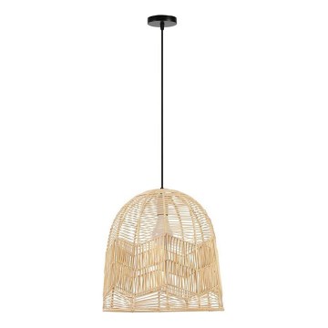Hängeleuchte PELO 1xE27/40W/230V d 40 cm Rattan