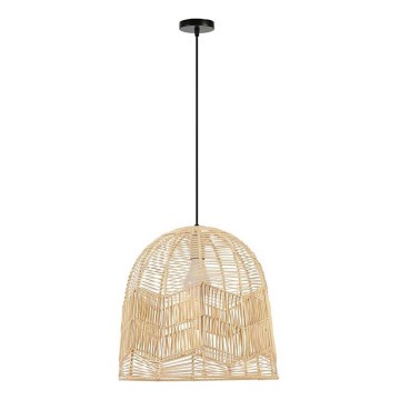 Hängeleuchte PELO 1xE27/40W/230V d 50 cm Rattan