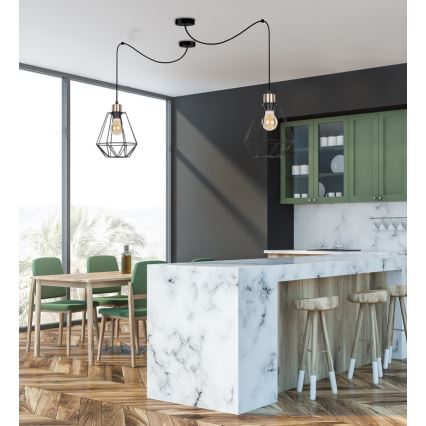 Hängeleuchte PRIMO 1xE27/60W/230V Spinne