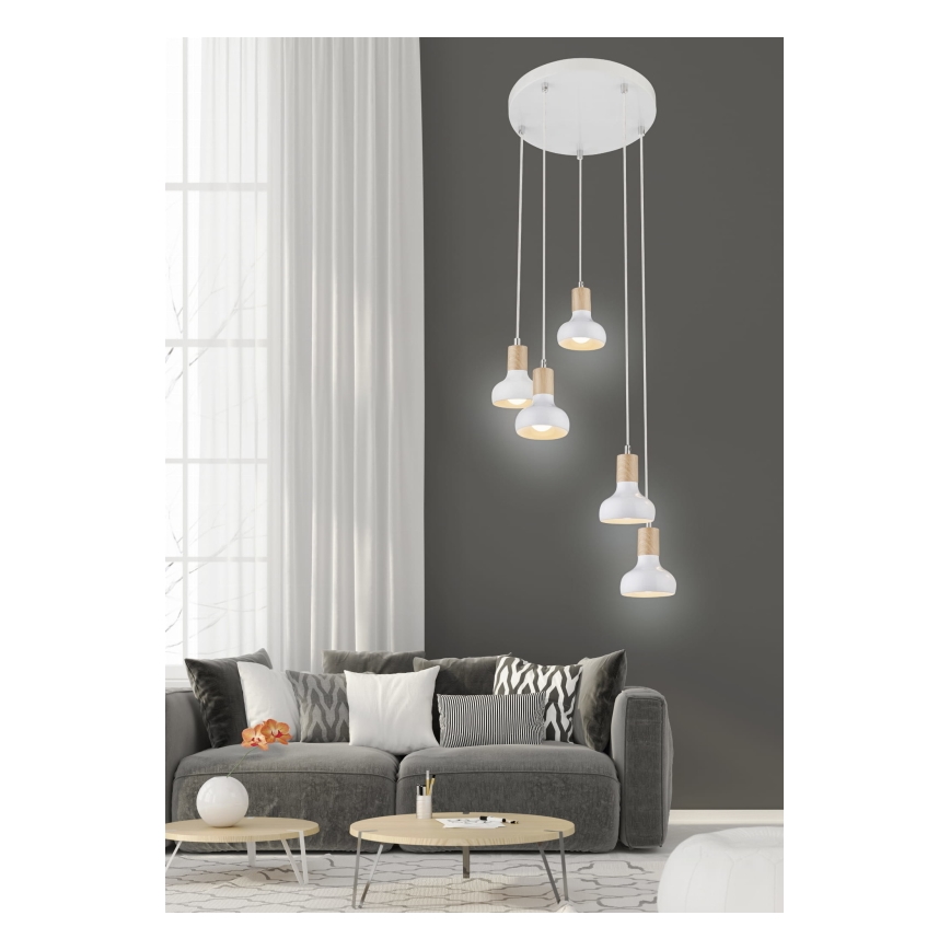 Hängeleuchte PUERTO 5xE14/40W/230V