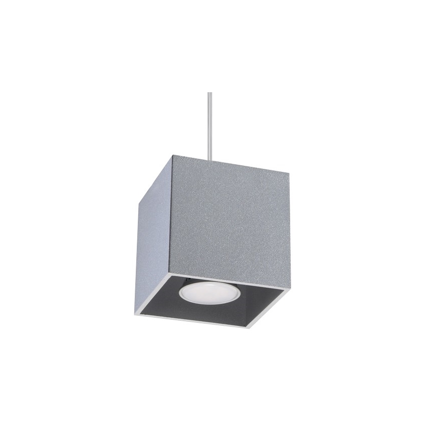 Hängeleuchte QUAD 1 1xGU10/40W/230V grau