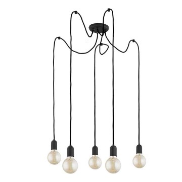 Hängeleuchte QUALLE 5xE27/60W/230V Spinne