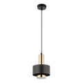 Hängeleuchte RIF LUX 1xGX53/12W/230V d 15 cm schwarz/golden