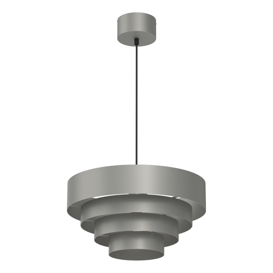 Hängeleuchte RINGS 1xE27/15W/230V grau