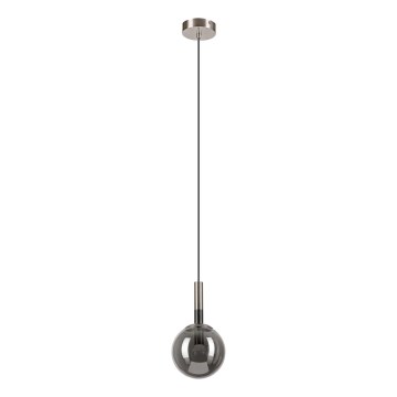 Hängeleuchte ROLLO 1xE14/5W/230V matt Chrom/rauchig