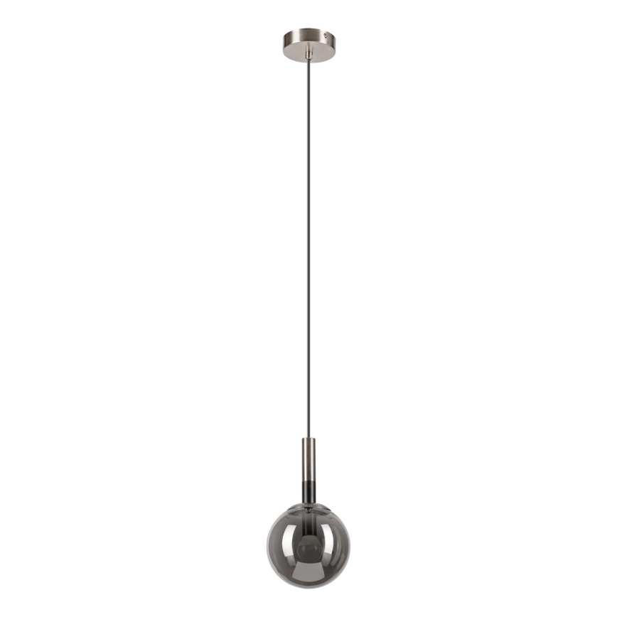 Hängeleuchte ROLLO 1xE14/5W/230V matt Chrom/rauchig